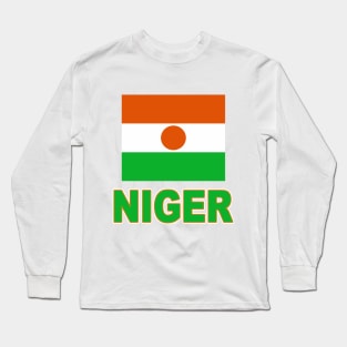 The Pride of Niger - National Flag Design Long Sleeve T-Shirt